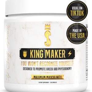 Top Shelf Grind King Maker, 13-in-1 Anabolic Supplement for Men to Increase Stamina, Lean Muscle Growth & Recovery, N.O. Booster with Tongkat Ali (LJ100), 120 Capsules