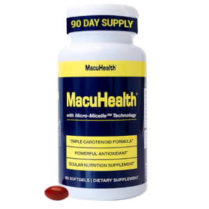 Macuhealth Triple Carotenoid Formula - Eye Vitamins for Adults - 90 Softgels, 3 Month Supply